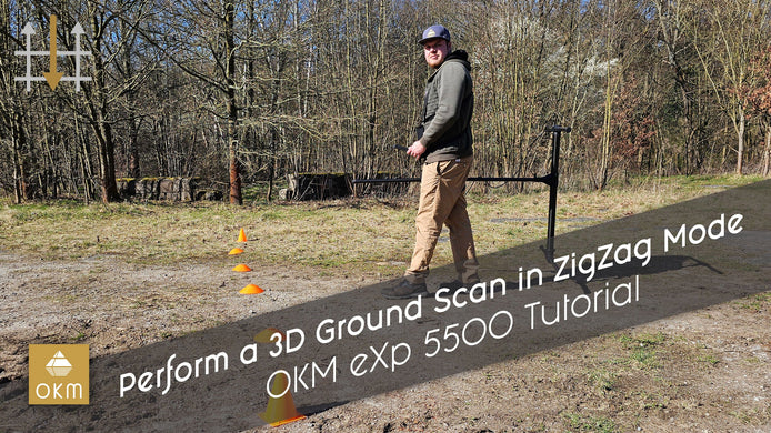 OKM eXp 5500 | 3D Ground Scan with ZigZag Mode